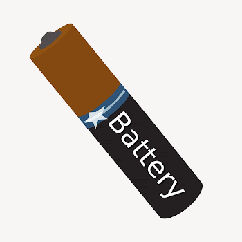Battery AA collage element illustration | Free Vector - rawpixel