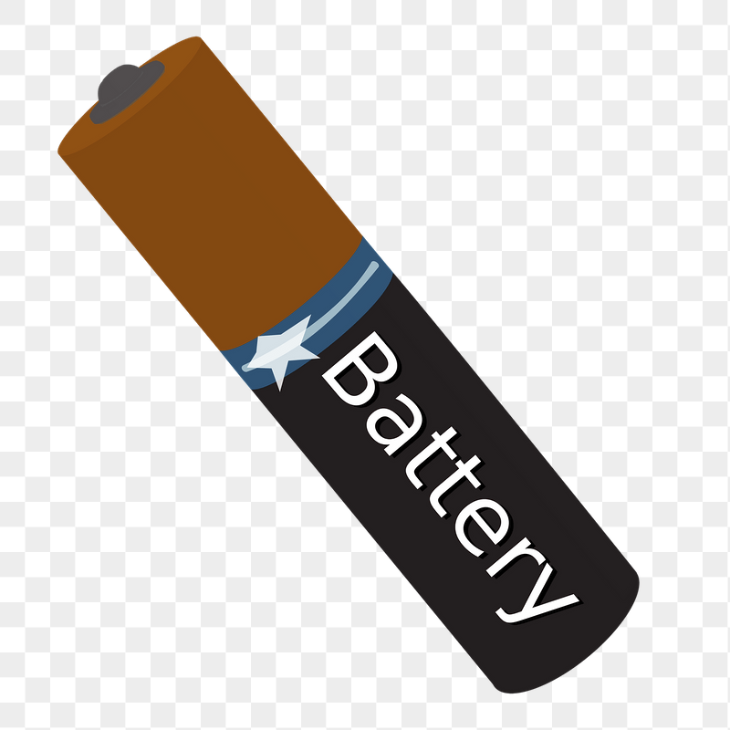 Battery AA png sticker illustration, | Free PNG - rawpixel