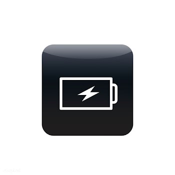Battery charging with thunderbolt icon vector | Free stock vector - 533419