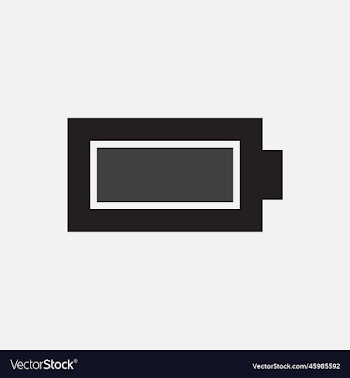 battery flat icon
