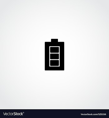  					Battery Icon vector image														