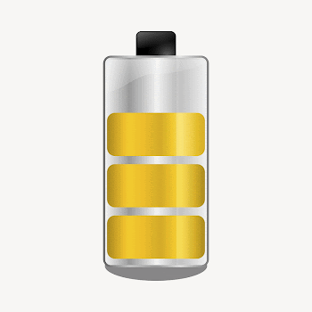 Battery level collage element illustration | Free Vector - rawpixel