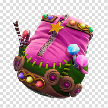 Battle Royale Magenta Fortnite Bag PNG Download Free