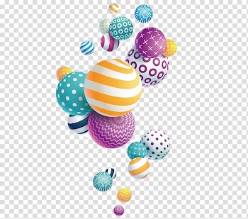 Bauble lot , Abstract art Euclidean , Candy balloon transparent background PNG clipart