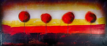 Baum Bäume  abstrakt Ölgemälde Gemälde Kunstdruck artprint Kunst