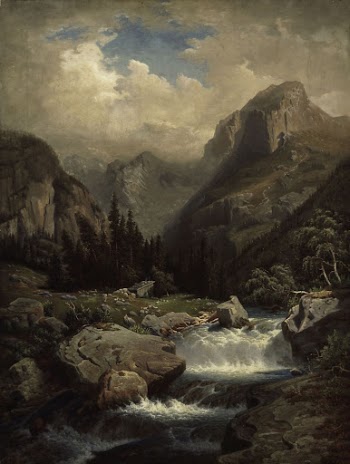 Bavarian mountain scenery, copy after franz | Free Photo - rawpixel