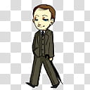 BBC Sherlock Mycroft, male animated character transparent background PNG clipart