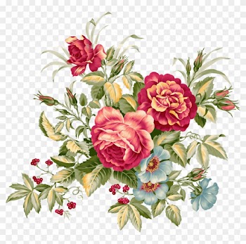 Bbf4fd217d1b - Vintage Flower Transparent Background