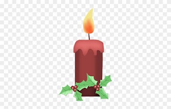 Bd Tis The Season Candle - Winter Candle Clipart