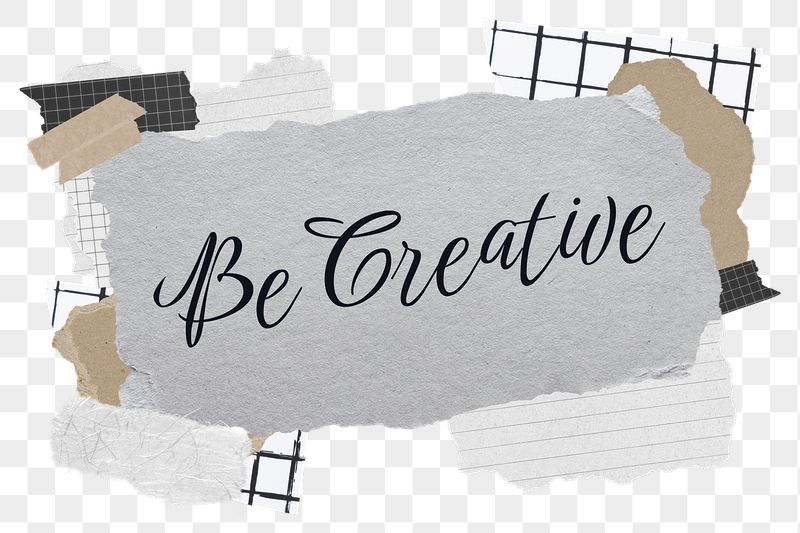 Be creative png word sticker | Free PNG - rawpixel