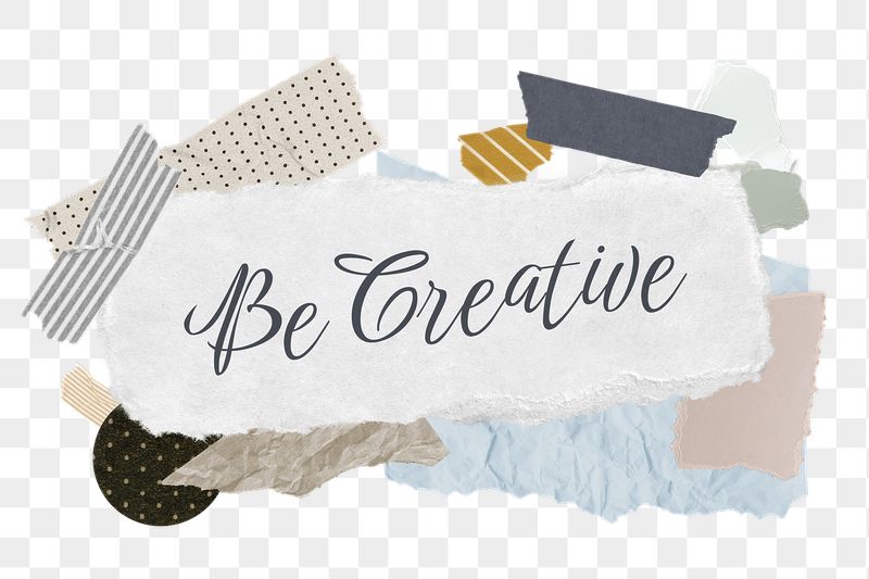 Be creative png word sticker | Free PNG - rawpixel