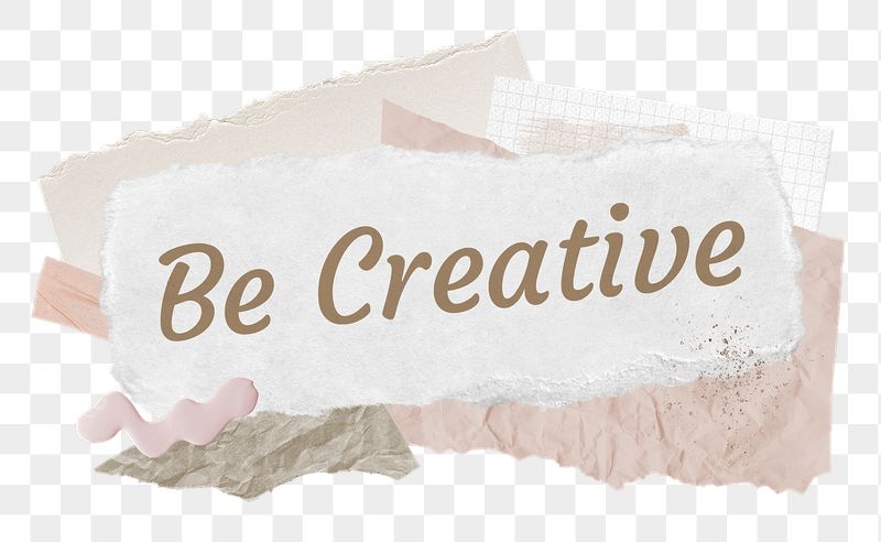 Be creative png word sticker | Free PNG - rawpixel