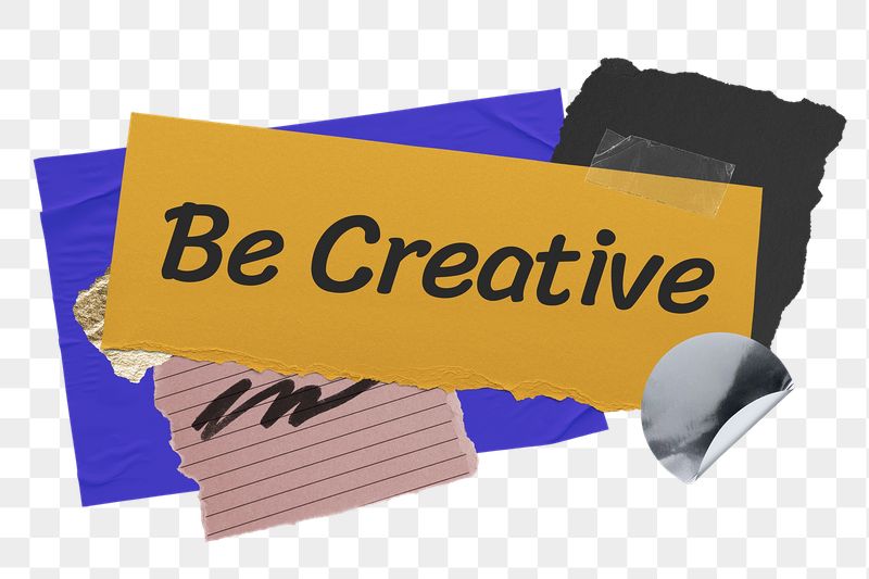 Be creative png word sticker | Free PNG - rawpixel