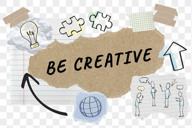 Be creative png word sticker | Free PNG - rawpixel