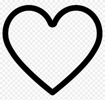 Be Interested Comments - Heart Shape Outline Vector