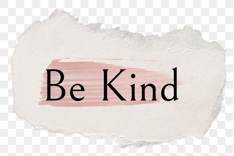 Be kind png ripped paper | Free PNG - rawpixel
