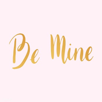 Be mine typography style vector | Free stock vector - 517666