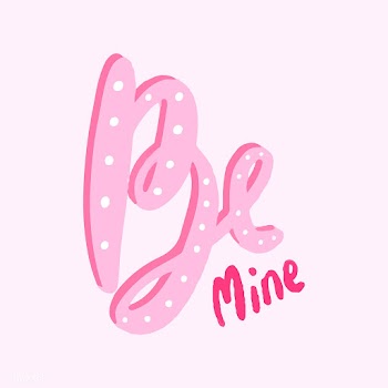 Be mine typography vector in pink | Free stock vector - 472342