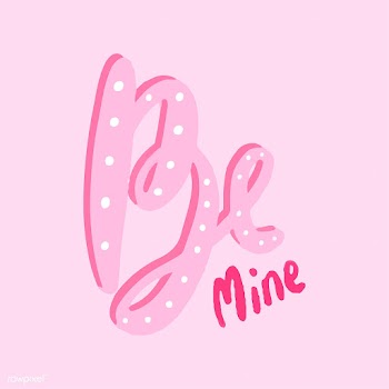 Be mine typography vector in pink | Free stock vector - 472405