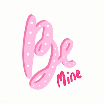 Be mine typography vector in pink | Free stock vector - 472412