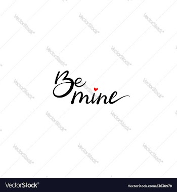  					Be mine vector image														