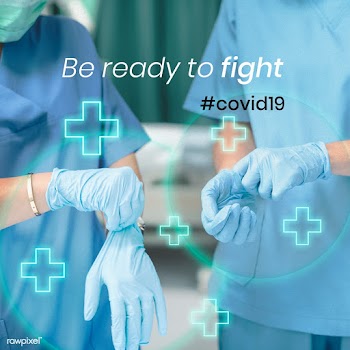 Be ready to fight COVID-19 medical social banner | Free  illustration - 2316591