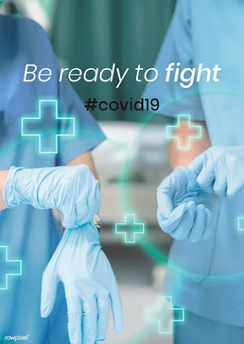 Be ready to fight COVID-19 medical social banner | Free  illustration - 2316778