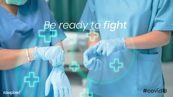 Be ready to fight COVID-19 medical social banner | Free  illustration - 2316785