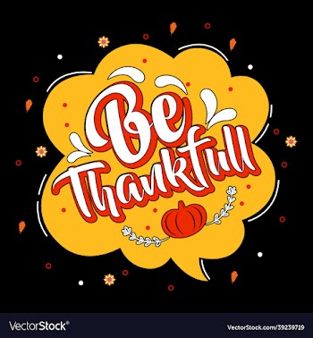 be thankful