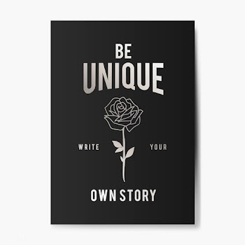 Be unique logo illustration | Free stock vector - 557989