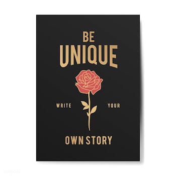 Be unique logo illustration | Free stock vector - 557997