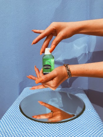 Be wise, sanitize. Image created by NTROPIC STUDIOS. Submitted for United Nations Global Call Out To Creatives - help stop the spread of COVID-19.