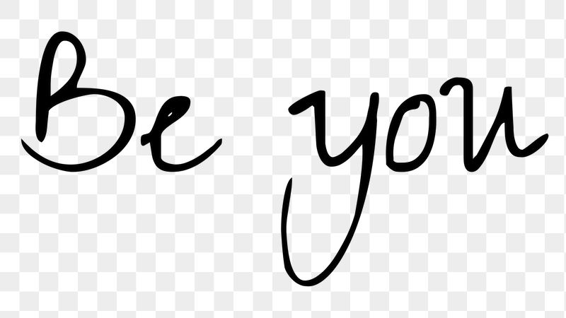 Be you word png, simple | Free PNG - rawpixel
