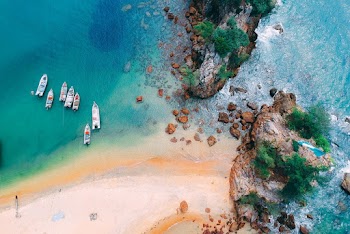Beach Aerial View