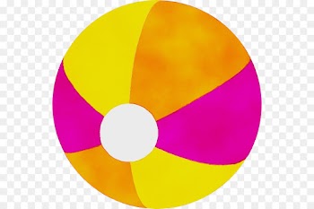Beach Ball, Beach, Ball, Yellow, Circle PNG