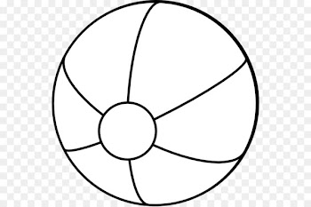 Beach ball Football Outline Clip art - Beach Ball Pic 