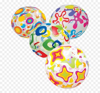 Beach ball Inflatable Water polo Toy - Colorful Fool's Day mischievous water polo 