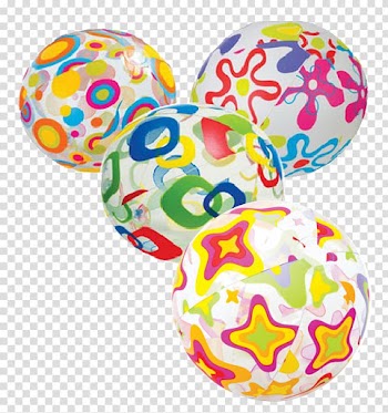 Beach ball Inflatable Water polo Toy, Colorful Fool's Day mischievous water polo transparent background PNG clipart