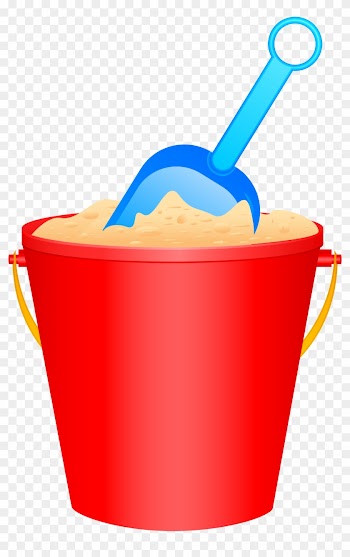 Beach Bucket And Shovel Png Clip Art - Bucket And Shovel Clipart