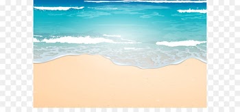 Beach Cartoon Illustration - Sea Free PNG Clip Art Image 