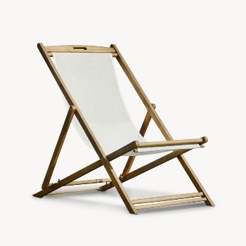 Beach chair, Summer vacation isolated | Free Photo - rawpixel