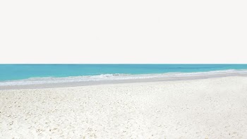 Beach collage element, beautiful scenery | Free PSD - rawpixel