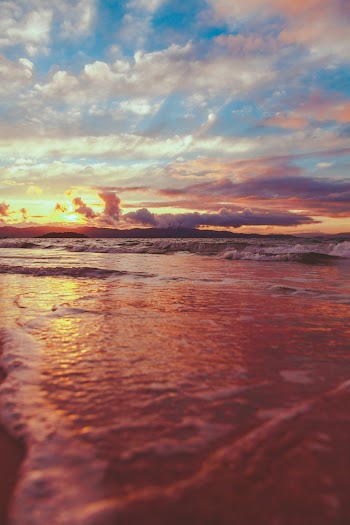 Beach during Sunset