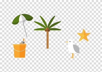Beach Euclidean Graphic design, Duck animal white fruit transparent background PNG clipart