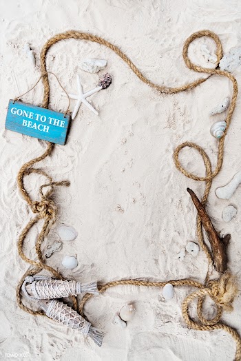 Beach frame sand | Free stock photo - 67637