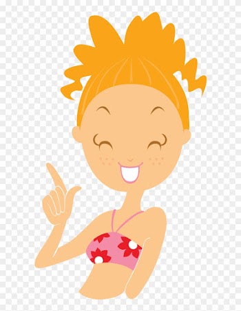 Beach Girl Finger Icon - Icon Happy Girl