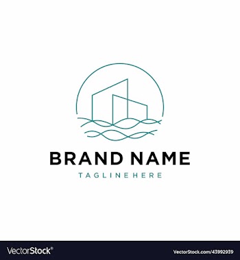 beach house logo real estate logo beach resort