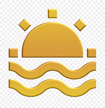 beach icon morning icon sea icon