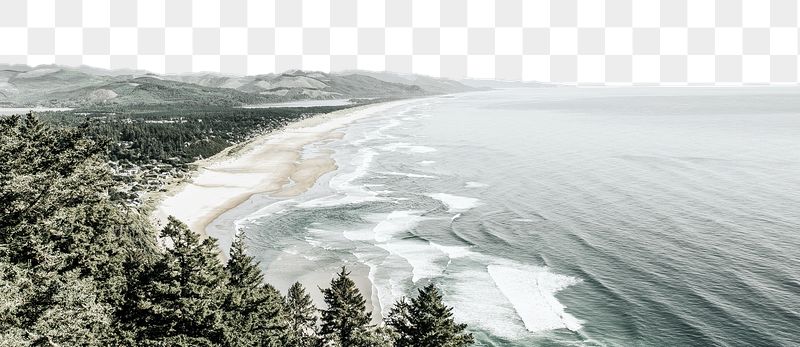 Beach png collage, beautiful scenery, | Free PNG - rawpixel