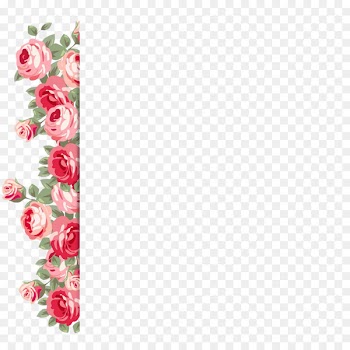 Beach rose Flower Valentine's Day Wedding - Valentine's Day and wedding pattern sidebar 